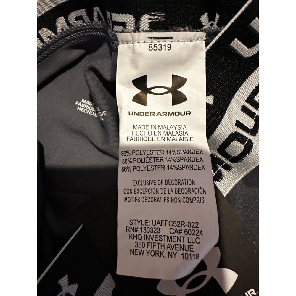 NWT Girl's Youth Under Armour UA Cropped FITTED Leggings Size 4 MSRP $30 - Picture 5 of 7
